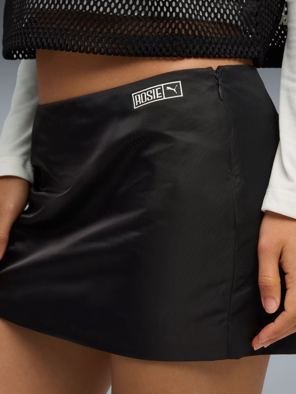 PUMA x ROSÉ Micro Mini Skirt in size M Black NWT